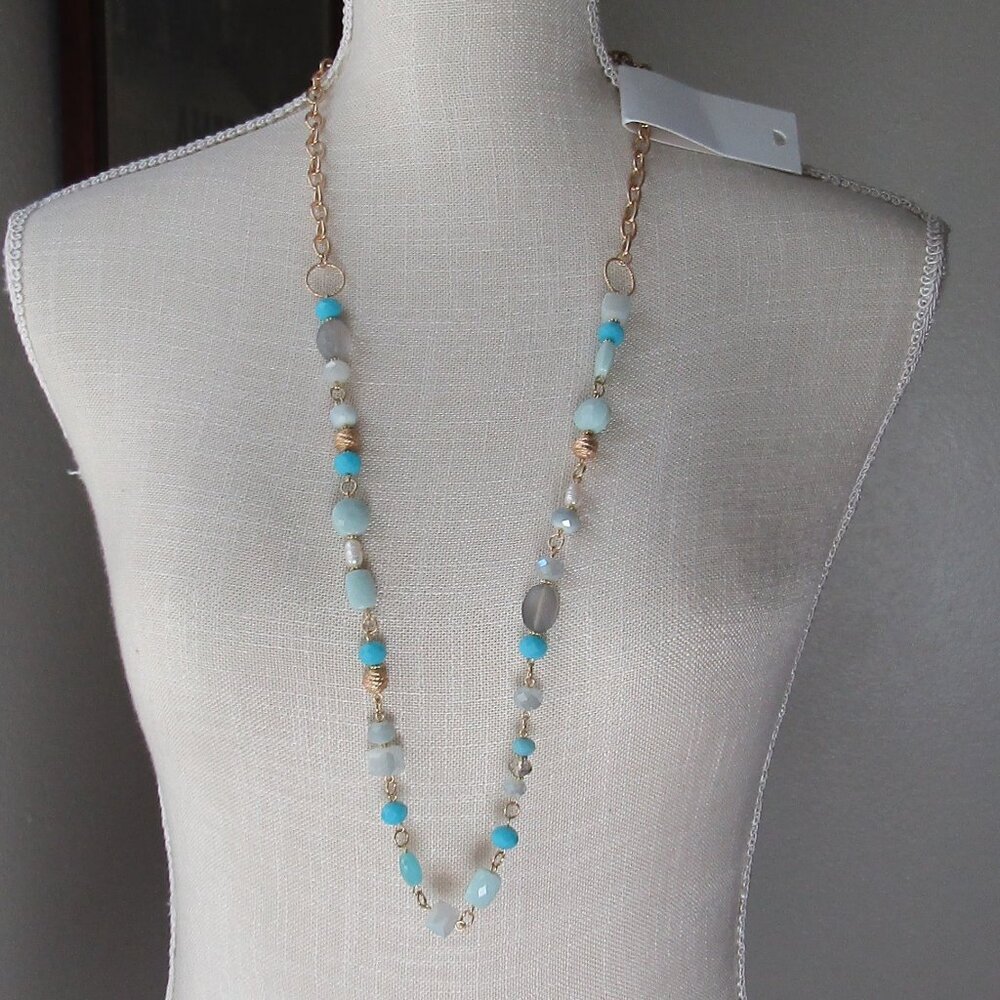 Stella & Ruby Long Beaded Necklace